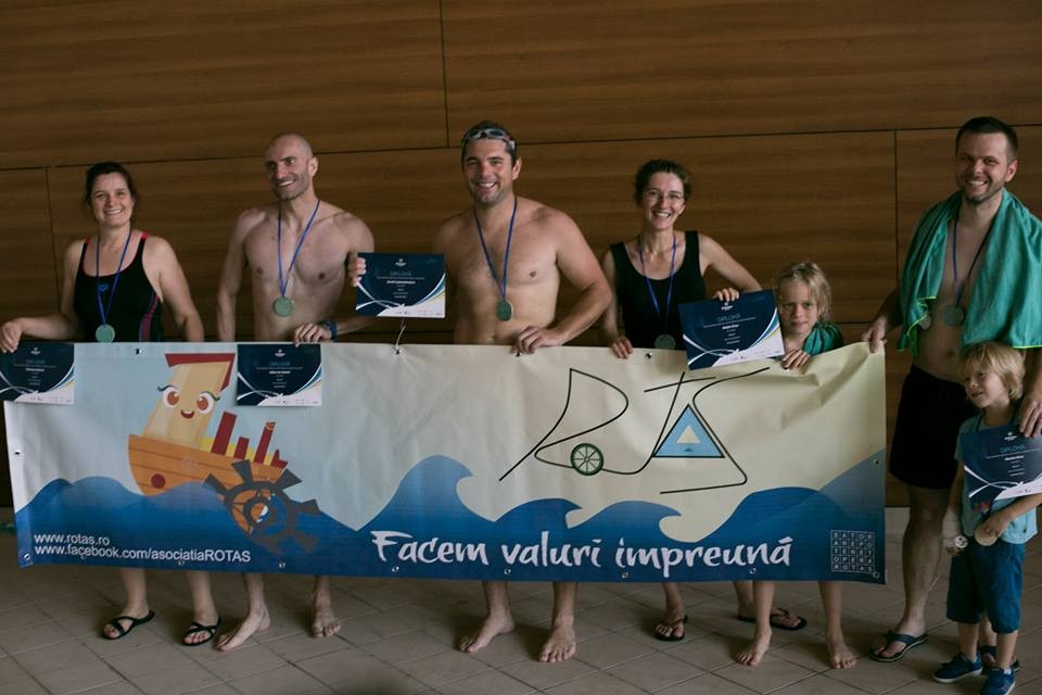 Swimathon pentru 15 pitici în grădiniță